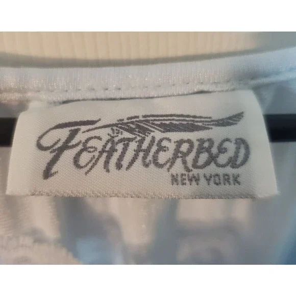 Featherbed Medium Nightgown Dress Lace Pullover Comfy Lightweight - Picture 5 of 9